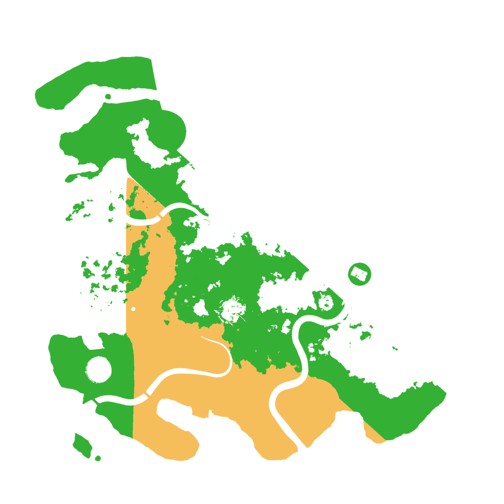 Biome Rust Map: Procedural Map, Size: 3500, Seed: 69532220