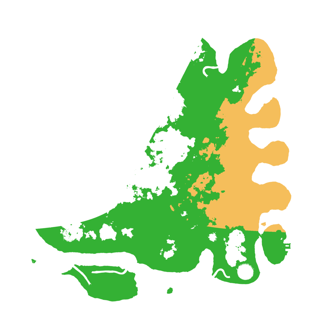 Biome Rust Map: Procedural Map, Size: 3500, Seed: 17036026