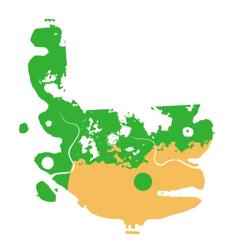 Biome Rust Map: Procedural Map, Size: 3500, Seed: 1605077051