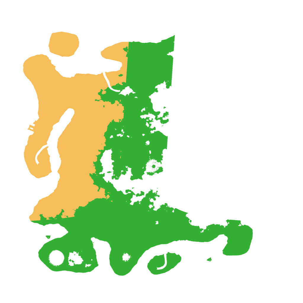 Biome Rust Map: Procedural Map, Size: 3500, Seed: 63335209