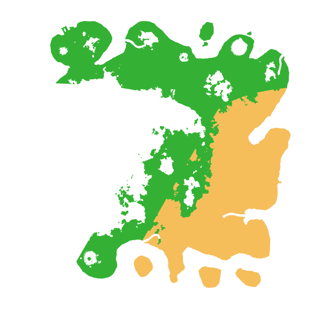 Biome Rust Map: Procedural Map, Size: 3500, Seed: 31886093