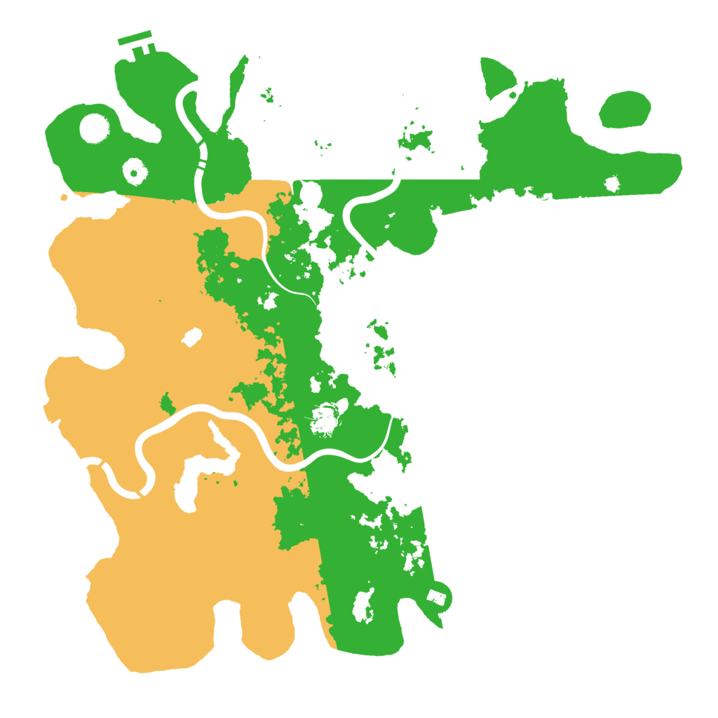 Biome Rust Map: Procedural Map, Size: 4250, Seed: 382286525