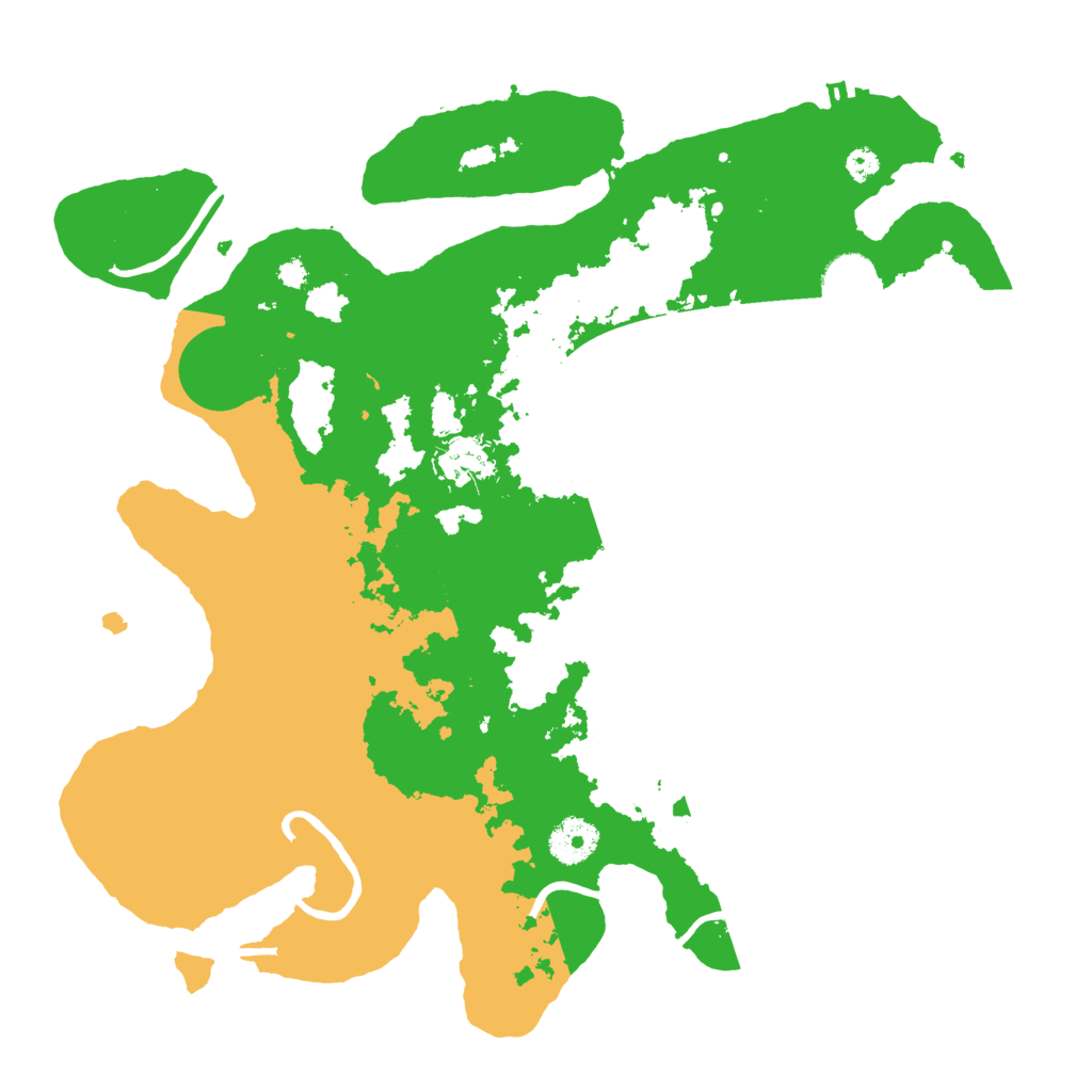 Biome Rust Map: Procedural Map, Size: 3500, Seed: 41012844