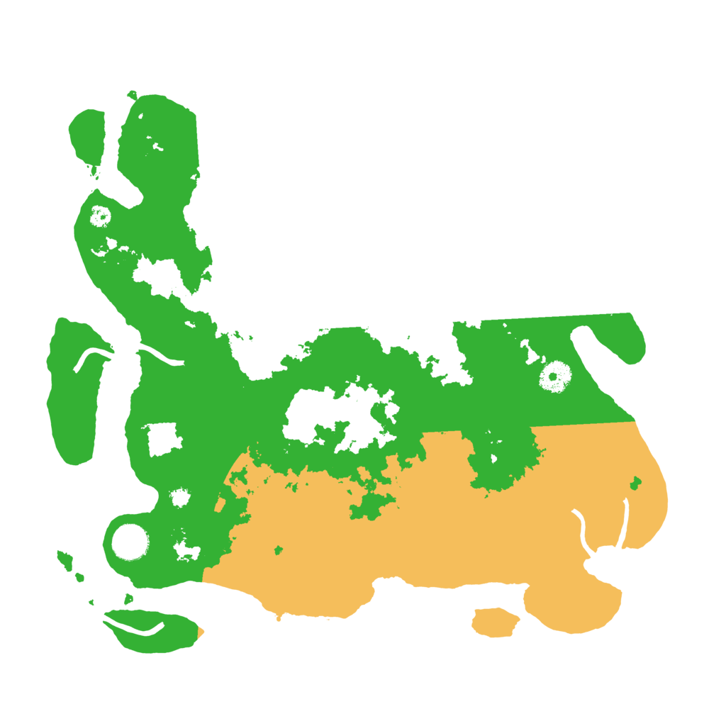 Biome Rust Map: Procedural Map, Size: 3500, Seed: 96668369
