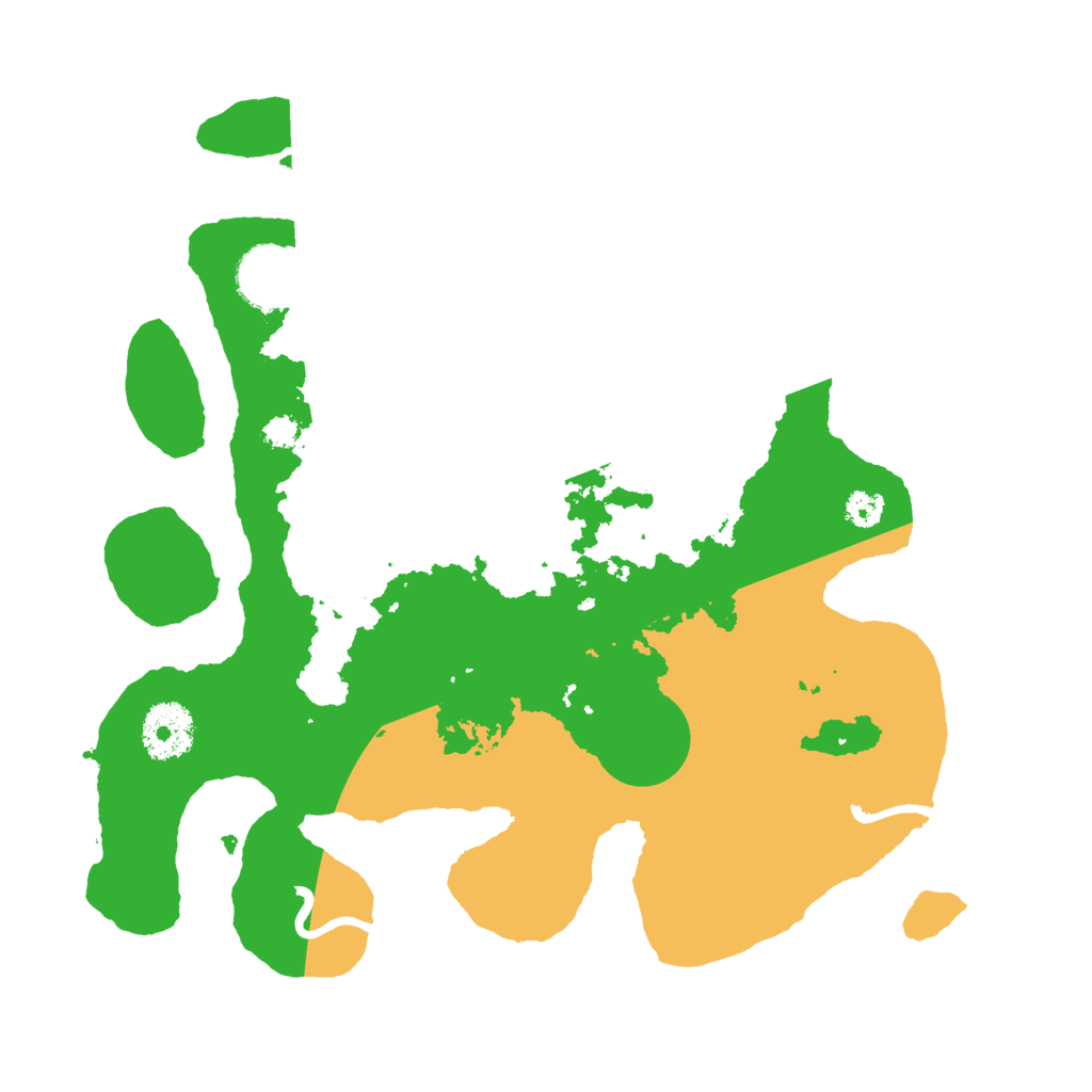 Biome Rust Map: Procedural Map, Size: 3000, Seed: 7380