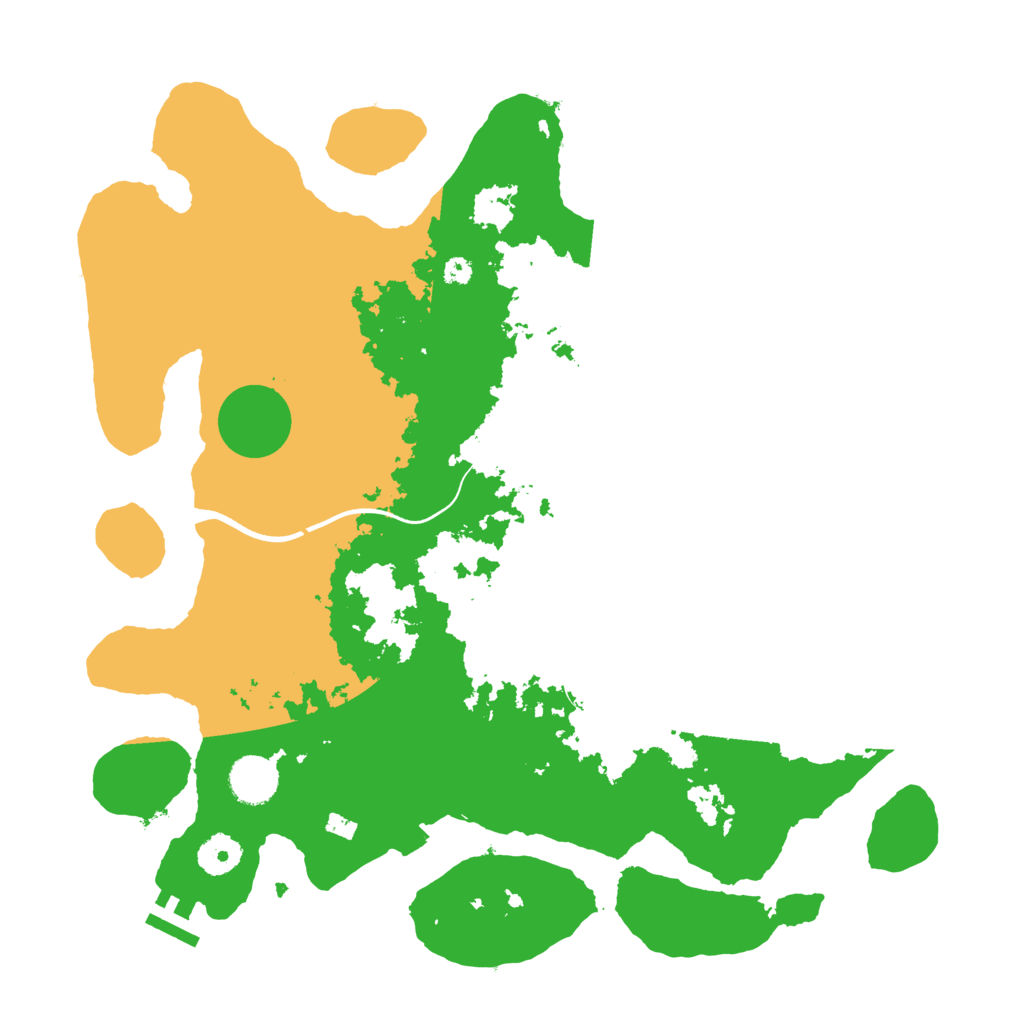 Biome Rust Map: Procedural Map, Size: 3700, Seed: 2107485480