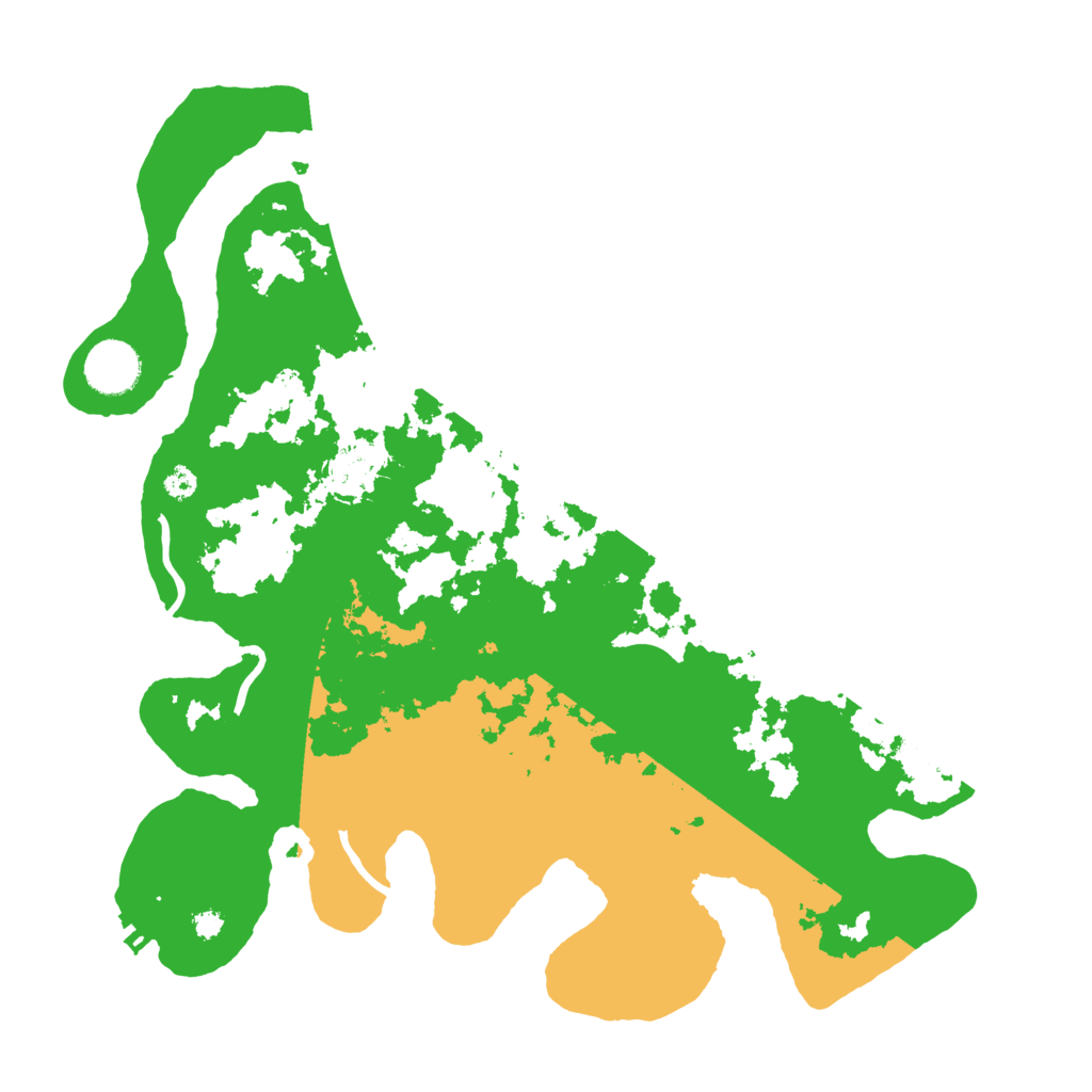 Biome Rust Map: Procedural Map, Size: 3500, Seed: 58182453