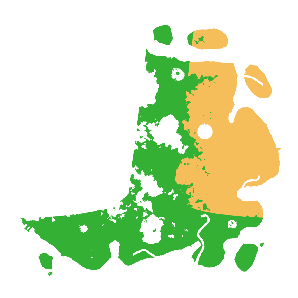 Biome Rust Map: Procedural Map, Size: 3500, Seed: 1023802498