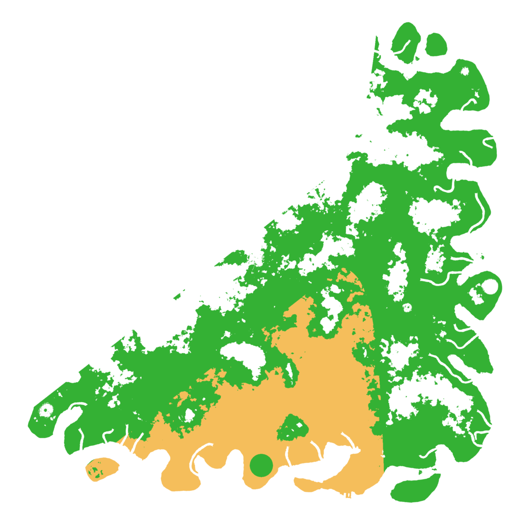 Biome Rust Map: Procedural Map, Size: 6000, Seed: 391