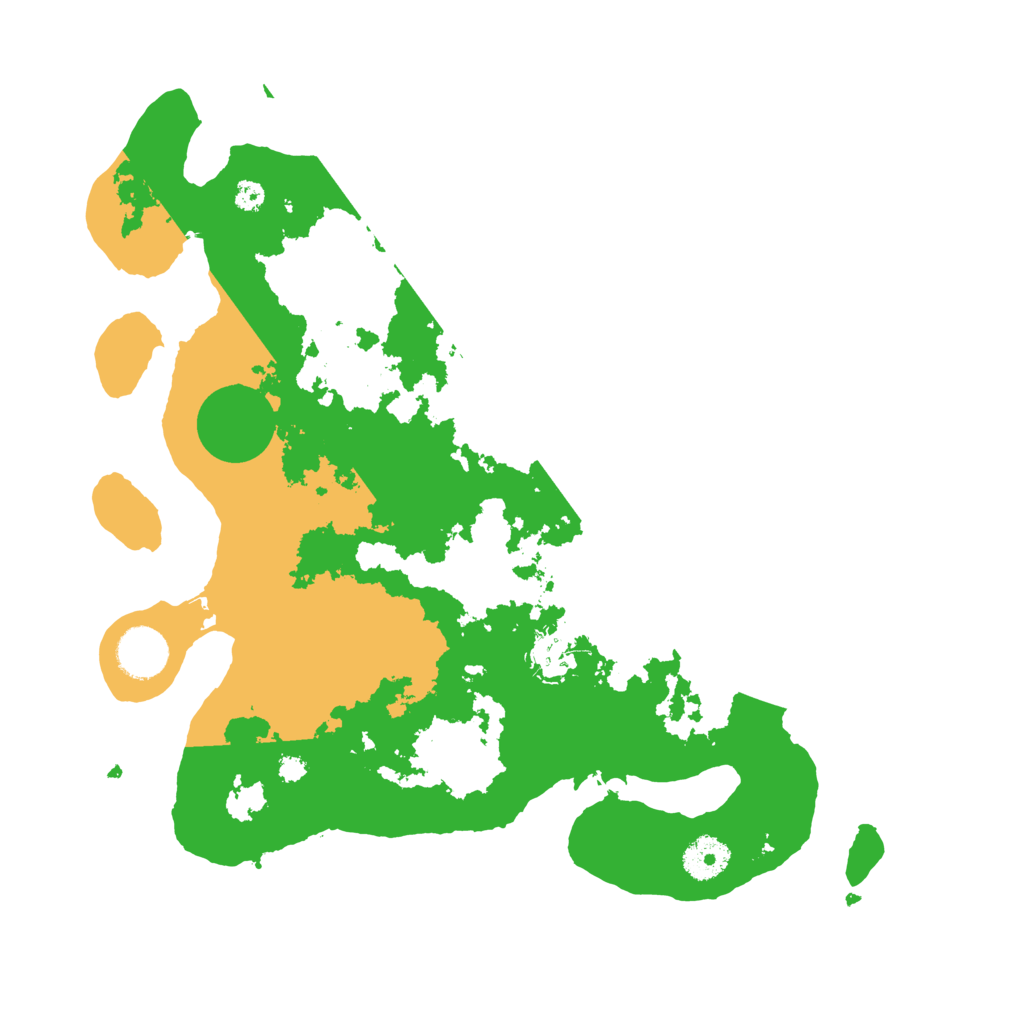 Biome Rust Map: Procedural Map, Size: 3500, Seed: 60059244