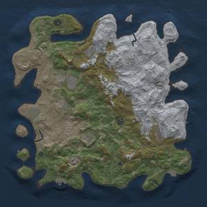 Thumbnail Rust Map: Procedural Map, Size: 4250, Seed: 123, 19 Monuments