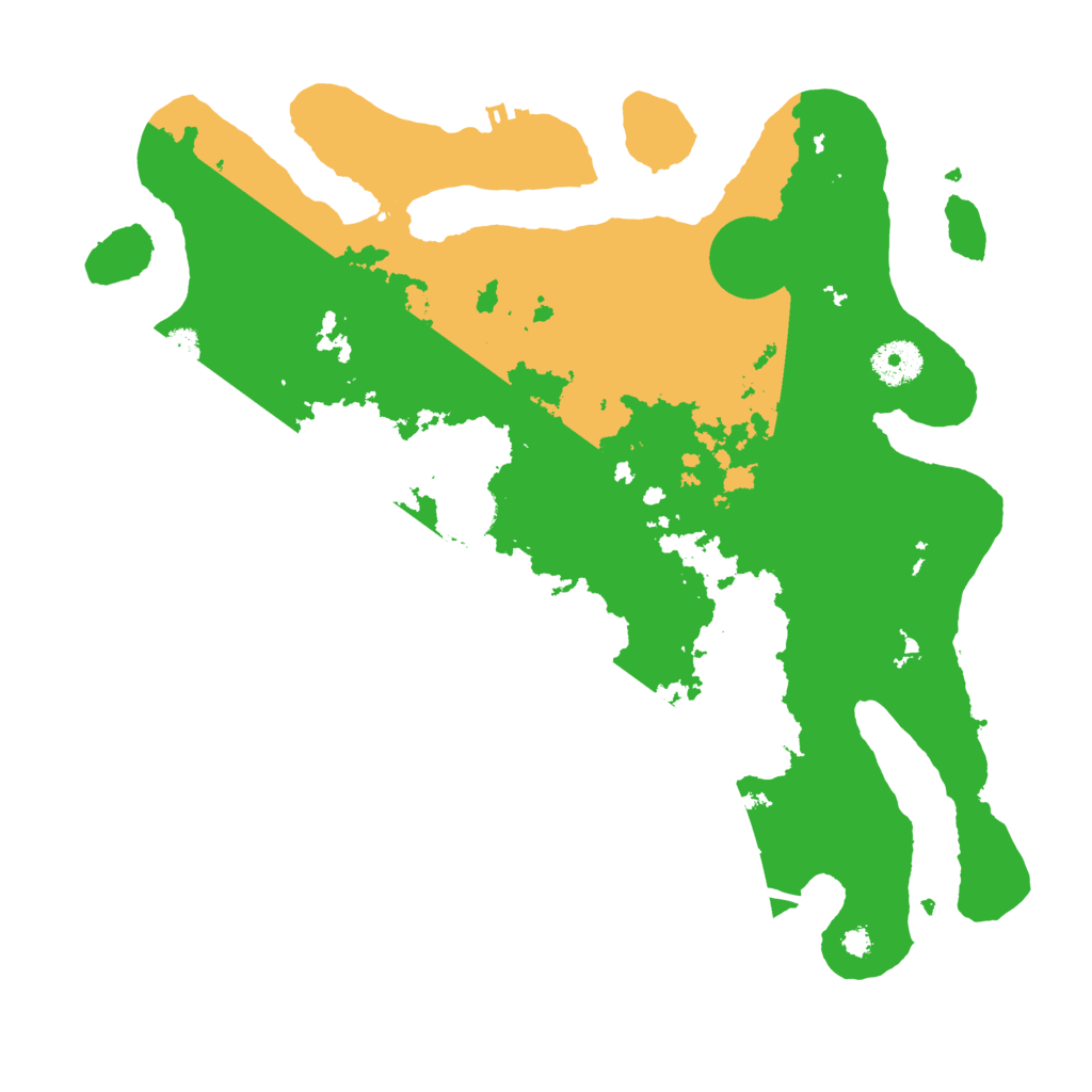 Biome Rust Map: Procedural Map, Size: 3500, Seed: 28299652