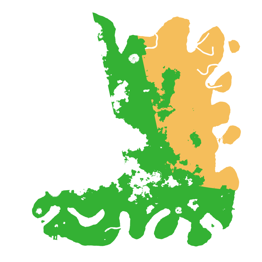 Biome Rust Map: Procedural Map, Size: 4000, Seed: 42958415