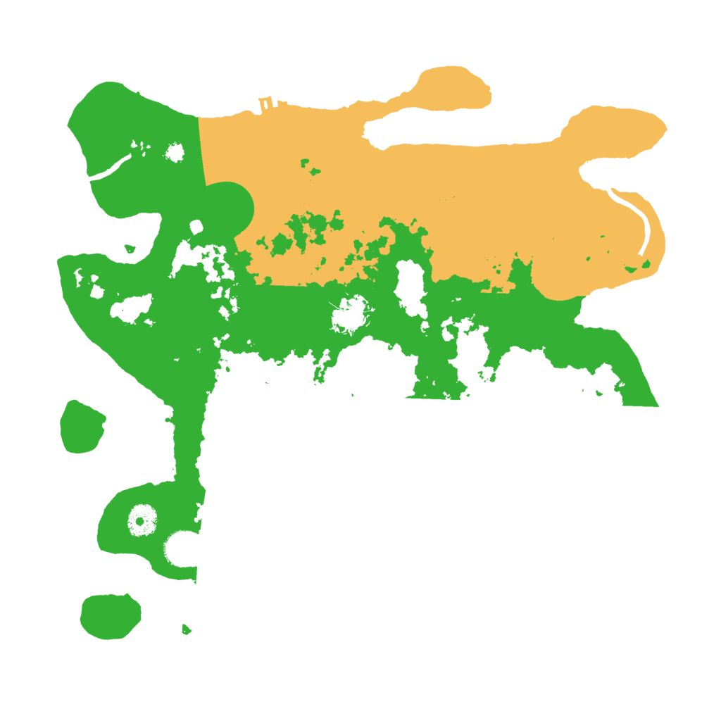 Biome Rust Map: Procedural Map, Size: 3500, Seed: 68368733
