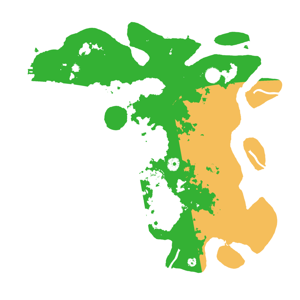 Biome Rust Map: Procedural Map, Size: 3500, Seed: 22001496
