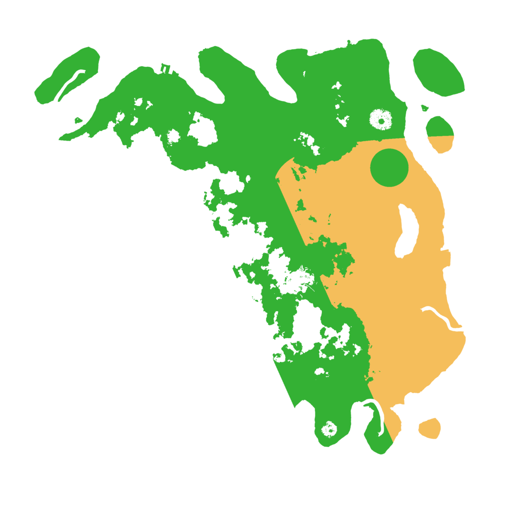 Biome Rust Map: Procedural Map, Size: 3500, Seed: 8974538