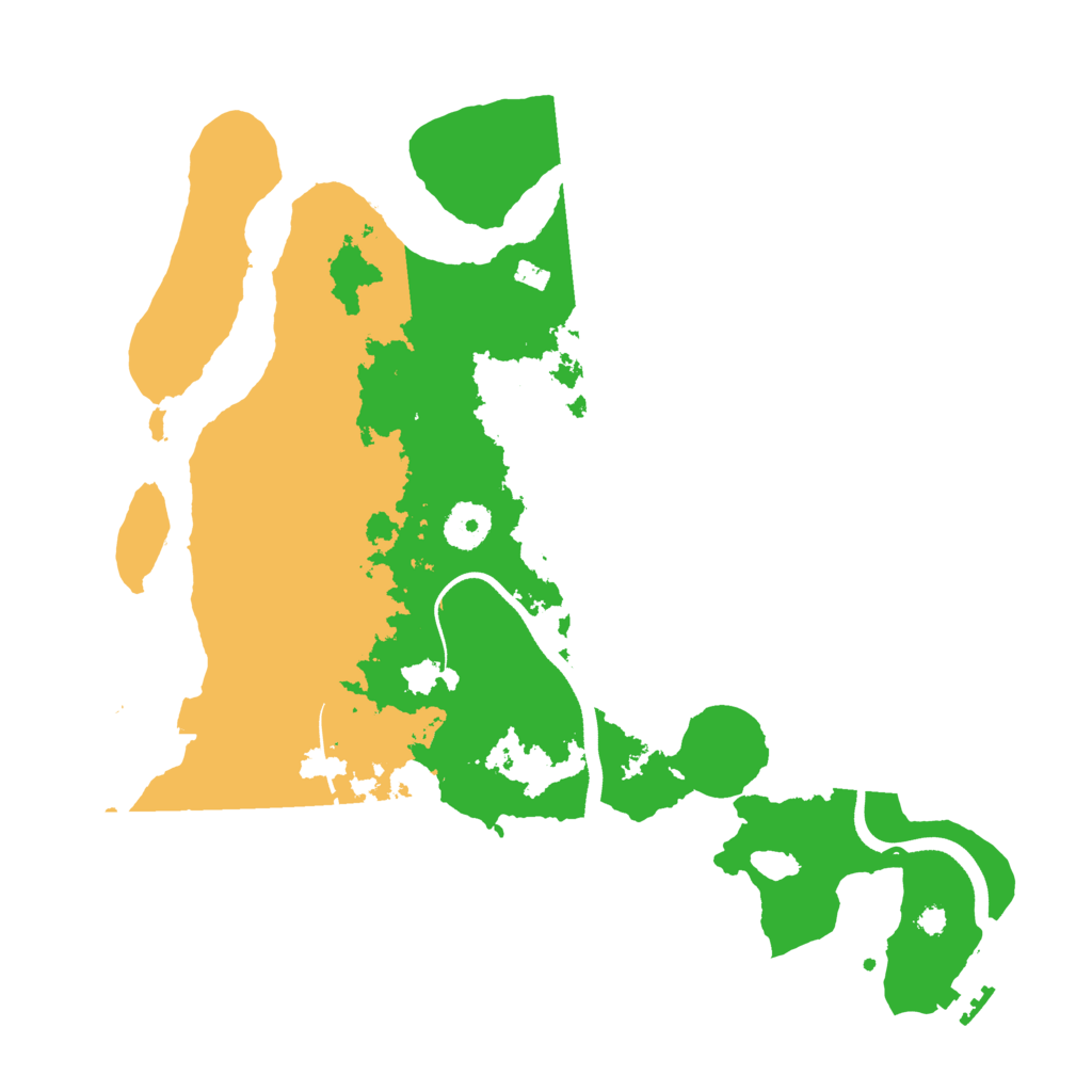 Biome Rust Map: Procedural Map, Size: 3500, Seed: 1936793783