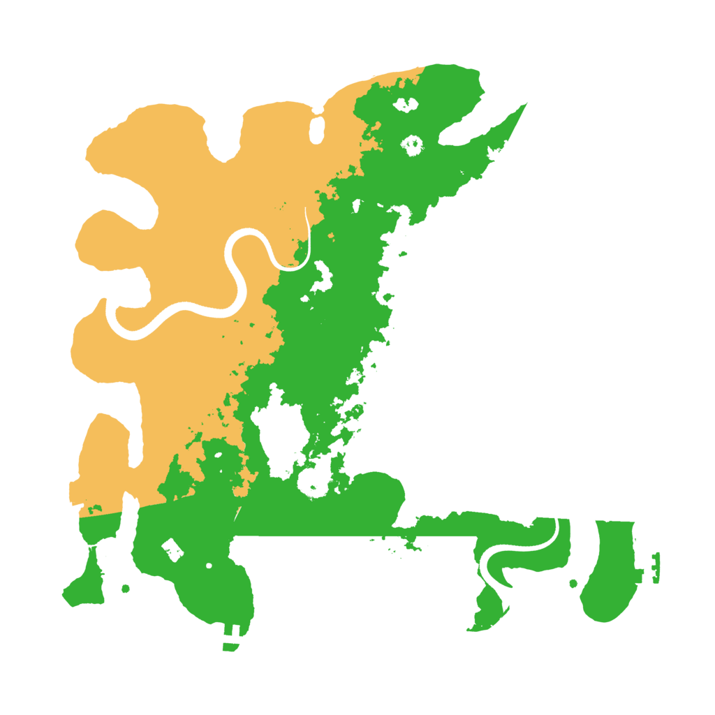 Biome Rust Map: Procedural Map, Size: 3500, Seed: 44019666
