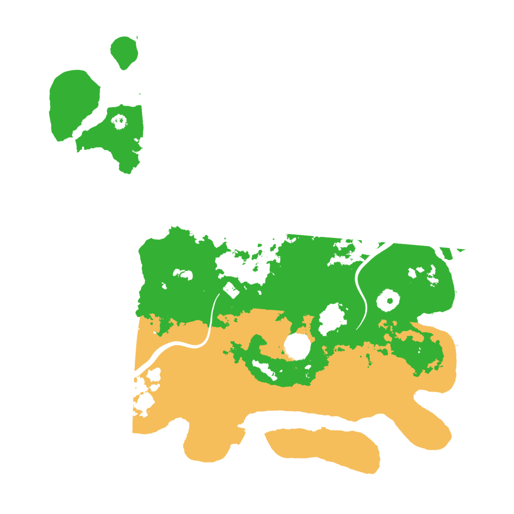 Biome Rust Map: Procedural Map, Size: 3500, Seed: 70421444