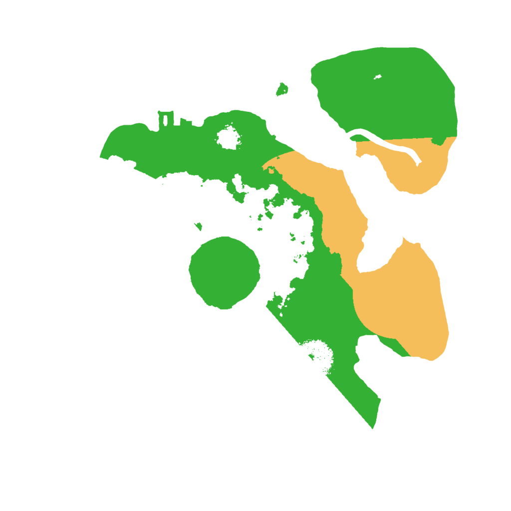 Biome Rust Map: Procedural Map, Size: 2000, Seed: 8011986