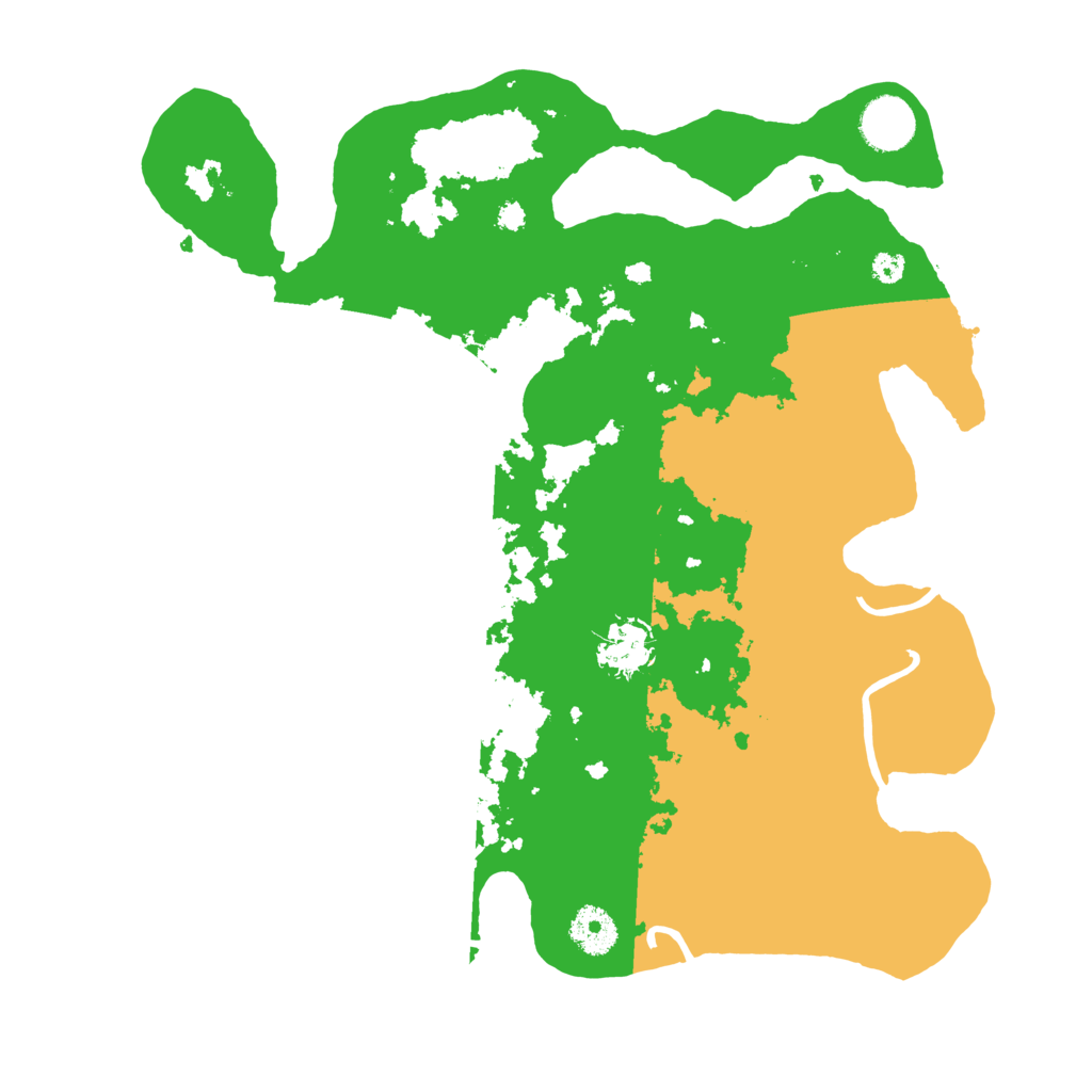 Biome Rust Map: Procedural Map, Size: 3500, Seed: 25374584