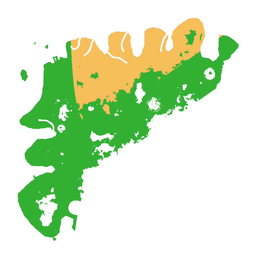 Biome Rust Map: Procedural Map, Size: 3500, Seed: 2659