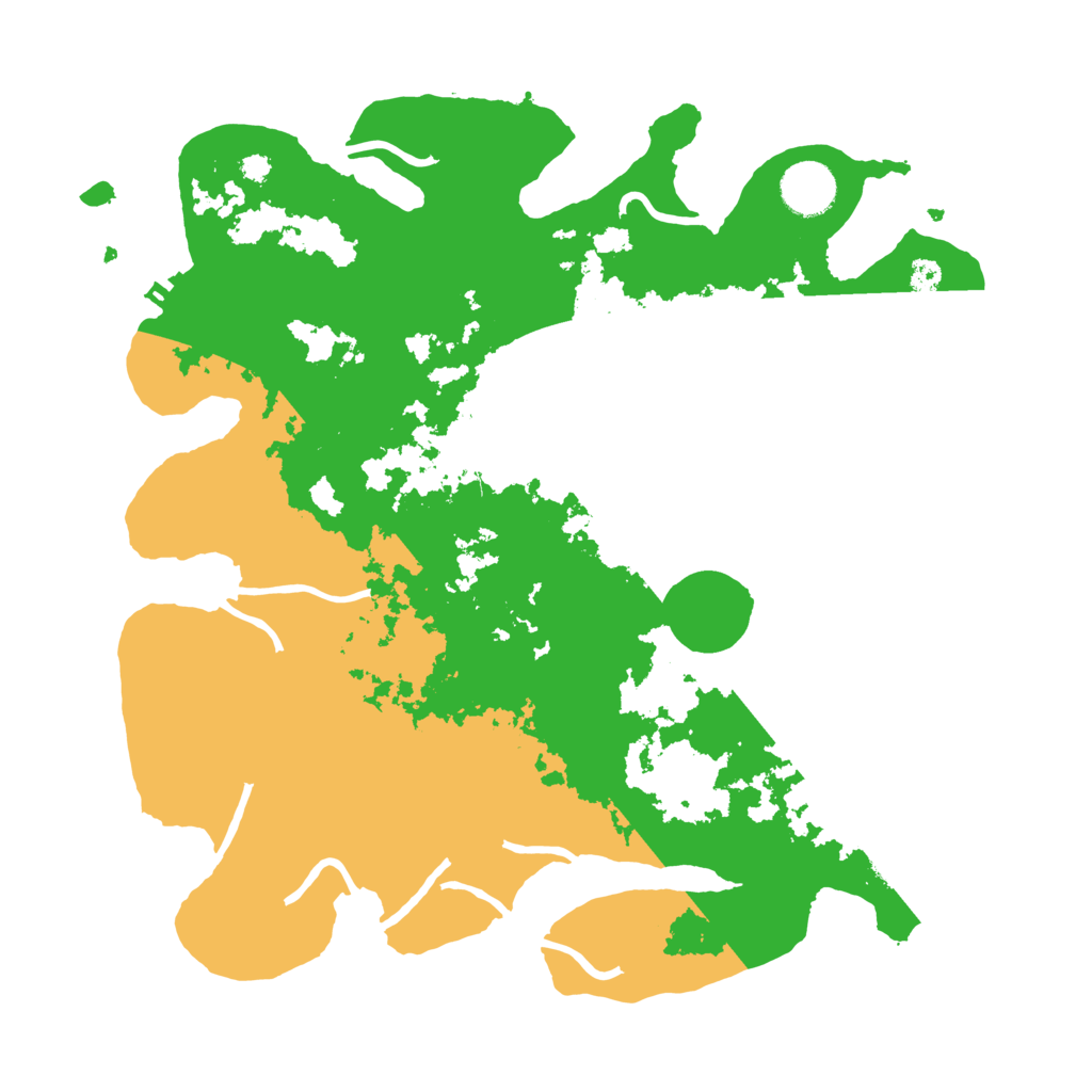 Biome Rust Map: Procedural Map, Size: 3500, Seed: 83082578