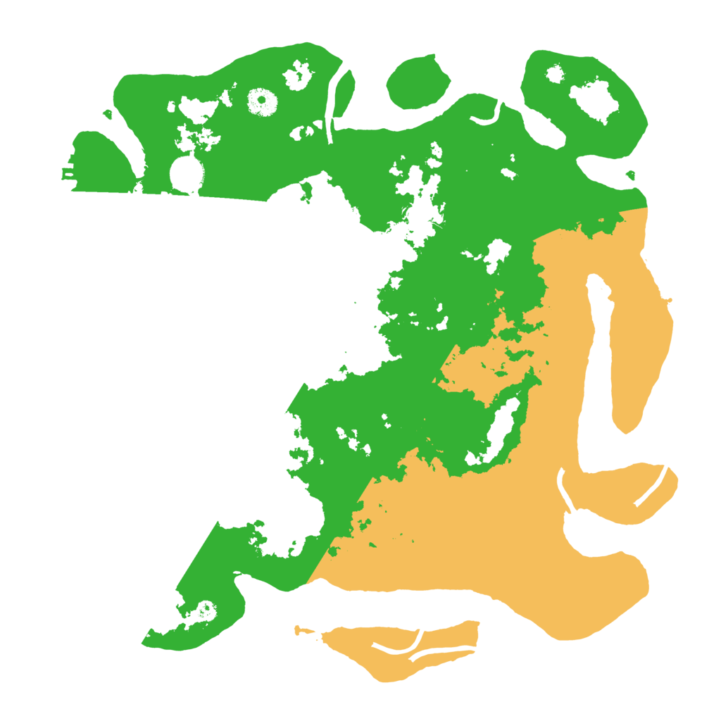 Biome Rust Map: Procedural Map, Size: 3700, Seed: 813177384