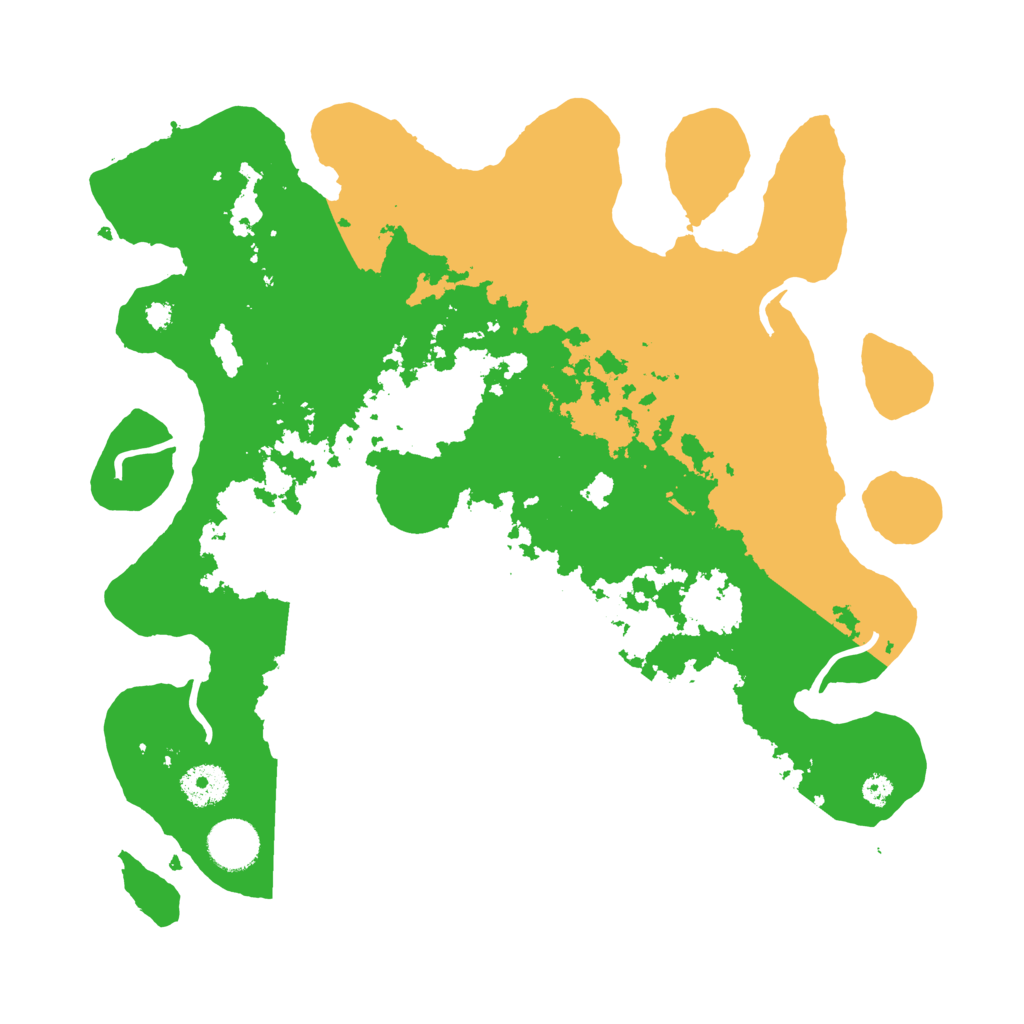 Biome Rust Map: Procedural Map, Size: 3500, Seed: 1462592745