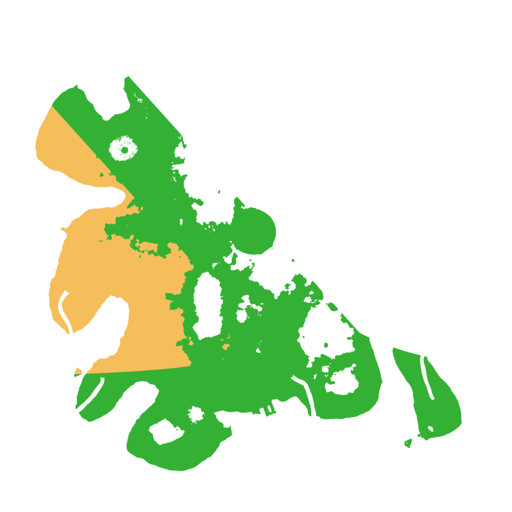 Biome Rust Map: Procedural Map, Size: 3000, Seed: 4407