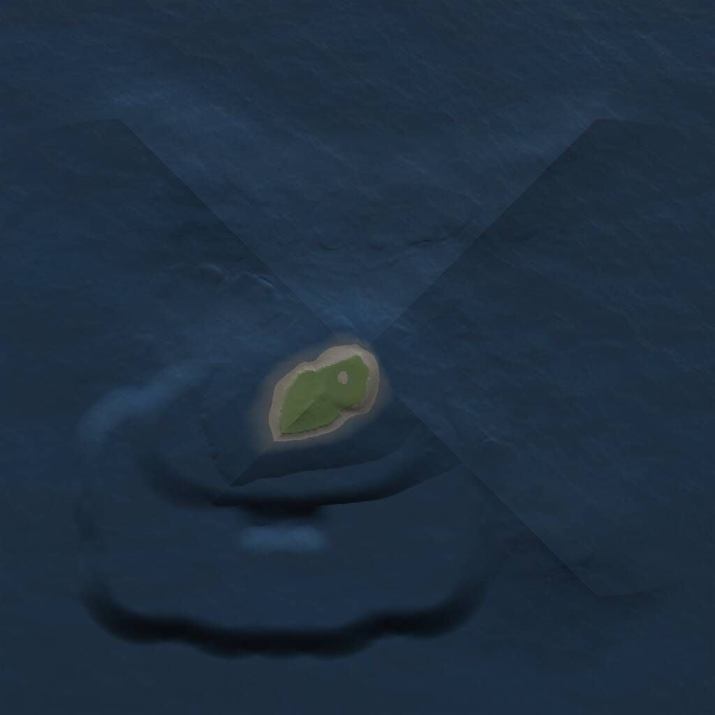 Rust Map: Procedural Map, Size: 1000, Seed: 304729, 1 Monuments