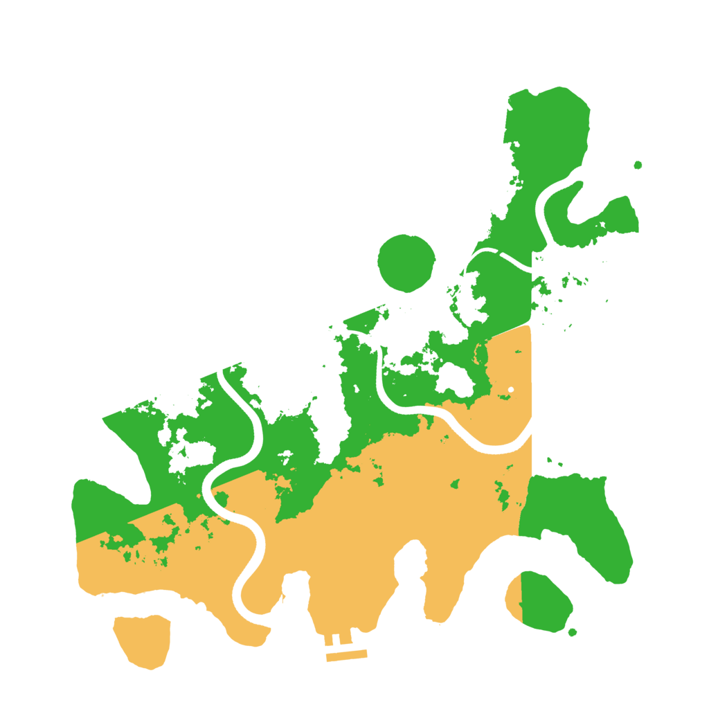 Biome Rust Map: Procedural Map, Size: 3500, Seed: 1866910634