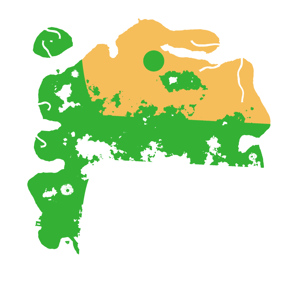 Biome Rust Map: Procedural Map, Size: 3700, Seed: 14977008