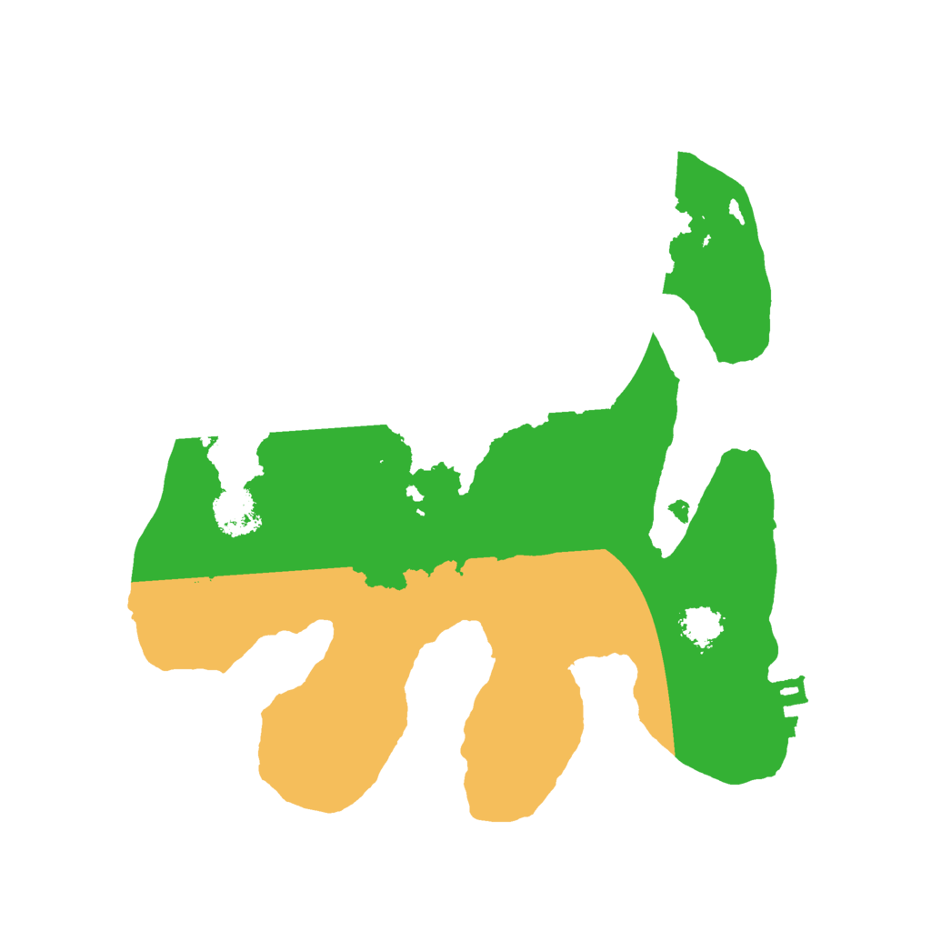 Biome Rust Map: Procedural Map, Size: 2100, Seed: 6960