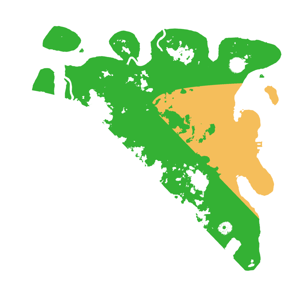 Biome Rust Map: Procedural Map, Size: 3500, Seed: 78162011