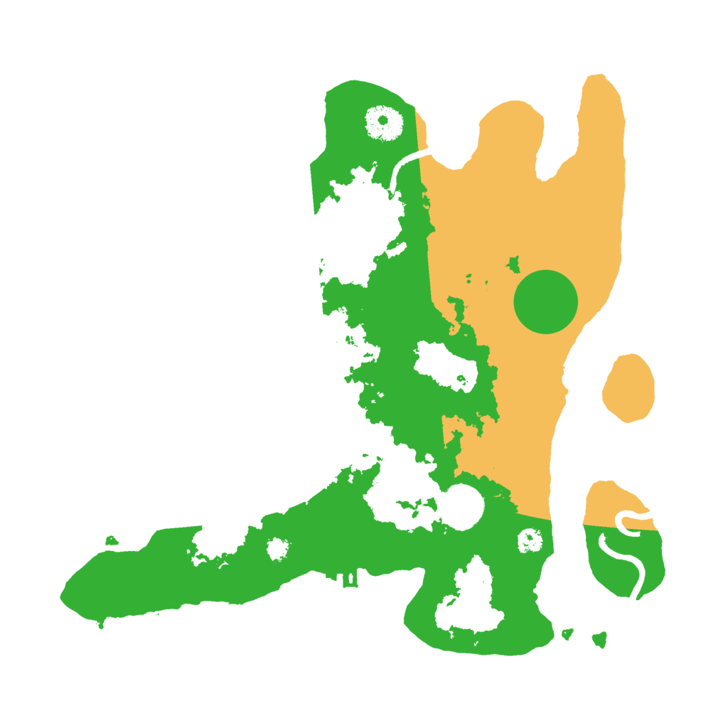 Biome Rust Map: Procedural Map, Size: 3000, Seed: 1249034539