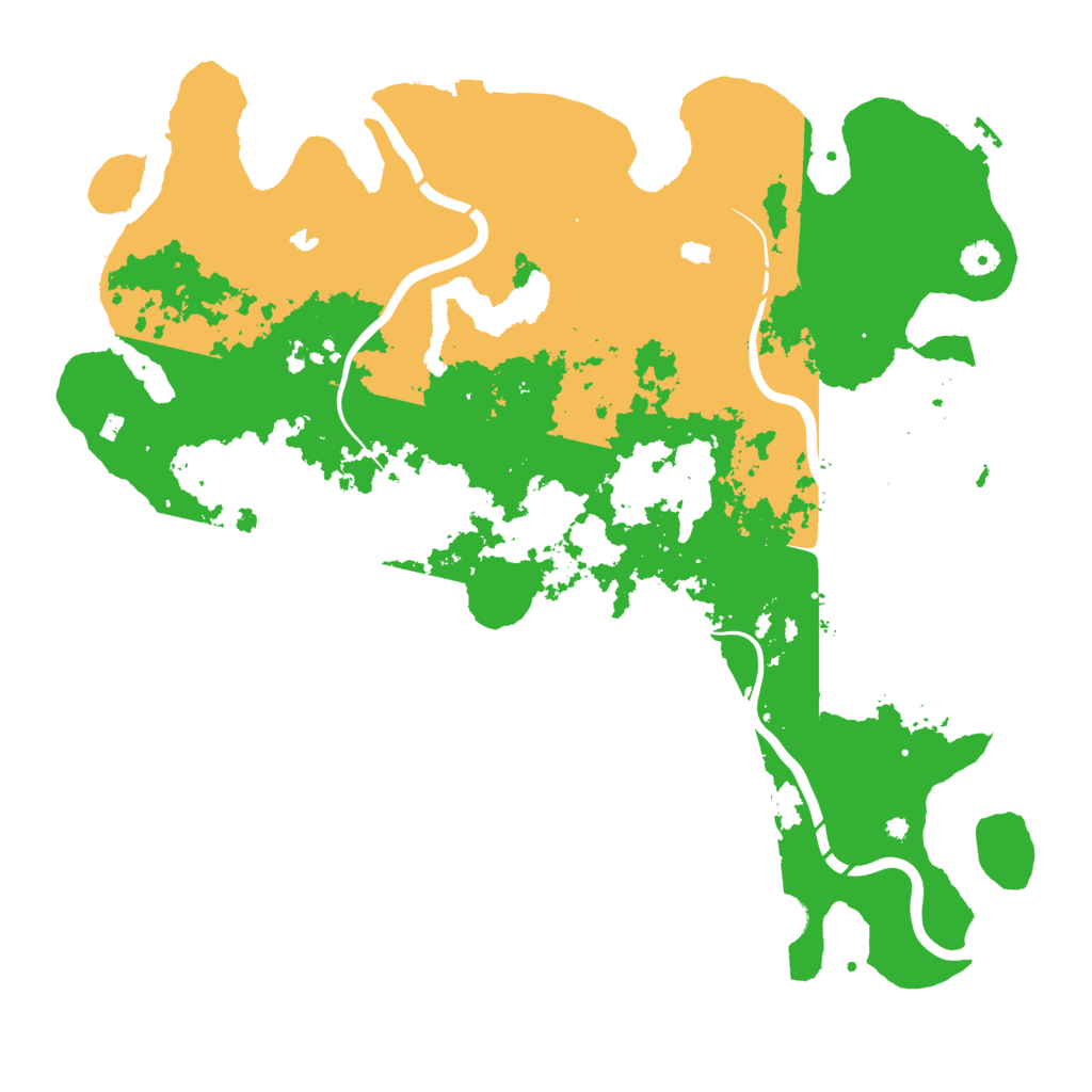 Biome Rust Map: Procedural Map, Size: 4500, Seed: 1541764131