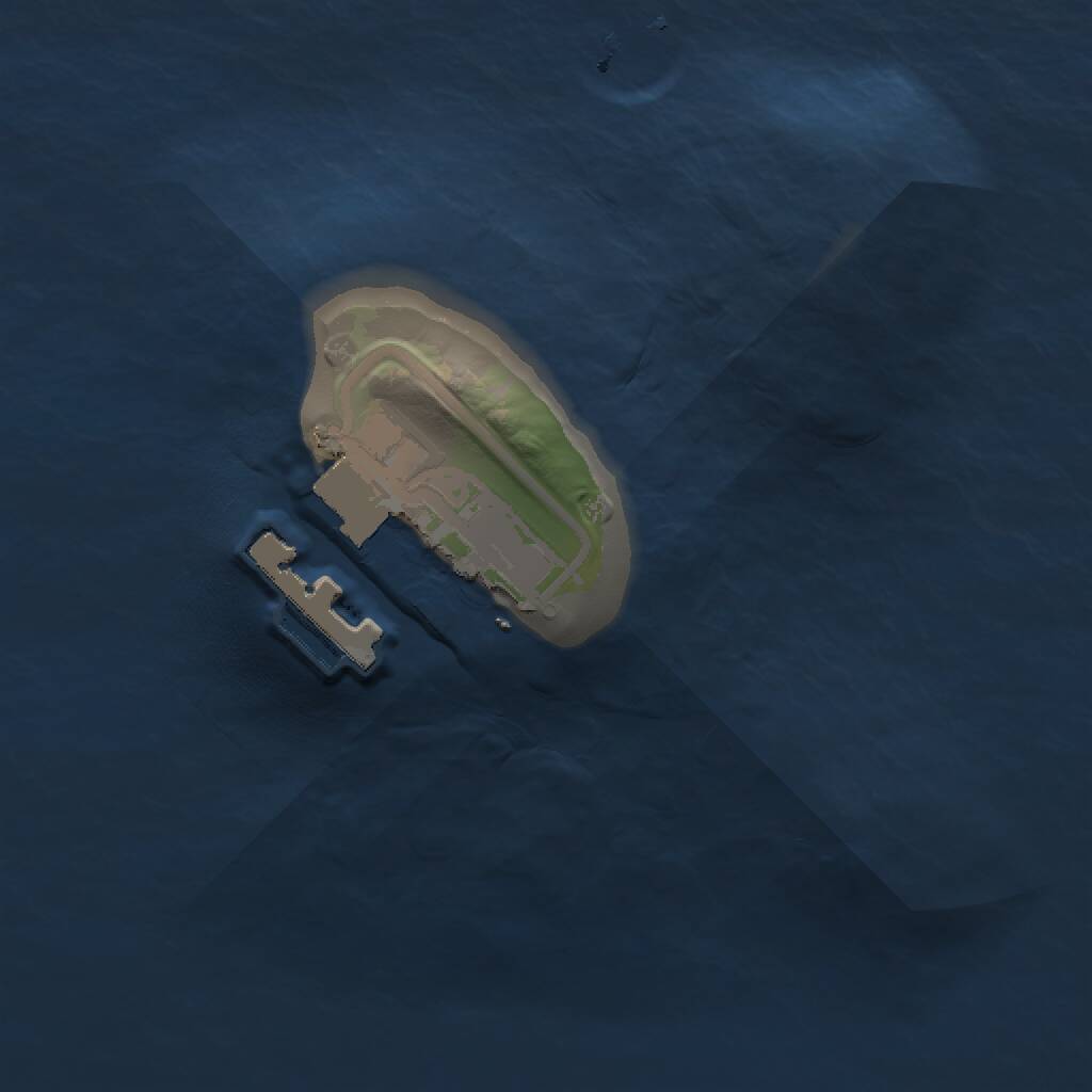 Rust Map: Procedural Map, Size: 1000, Seed: 748688, 2 Monuments