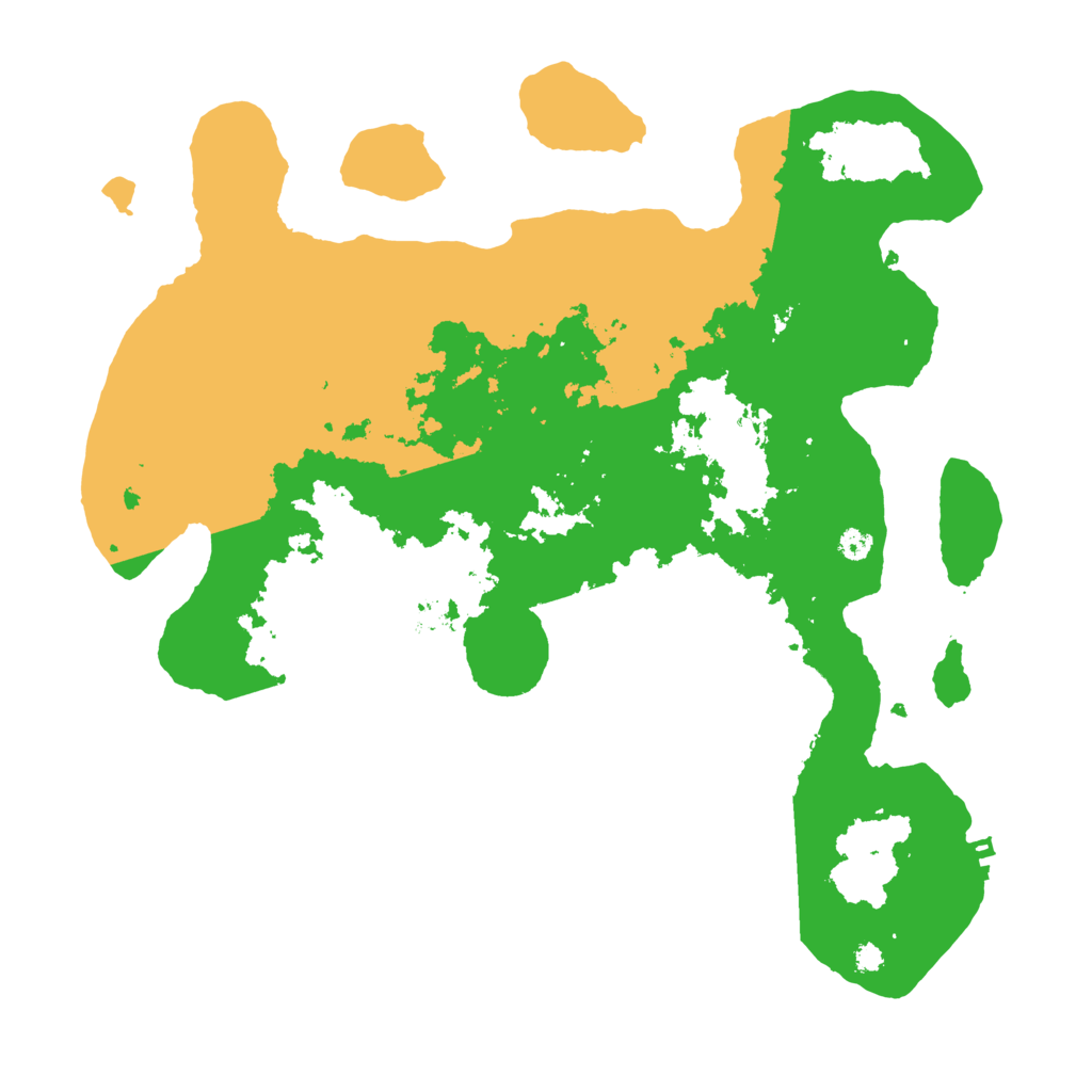 Biome Rust Map: Procedural Map, Size: 3500, Seed: 24991832