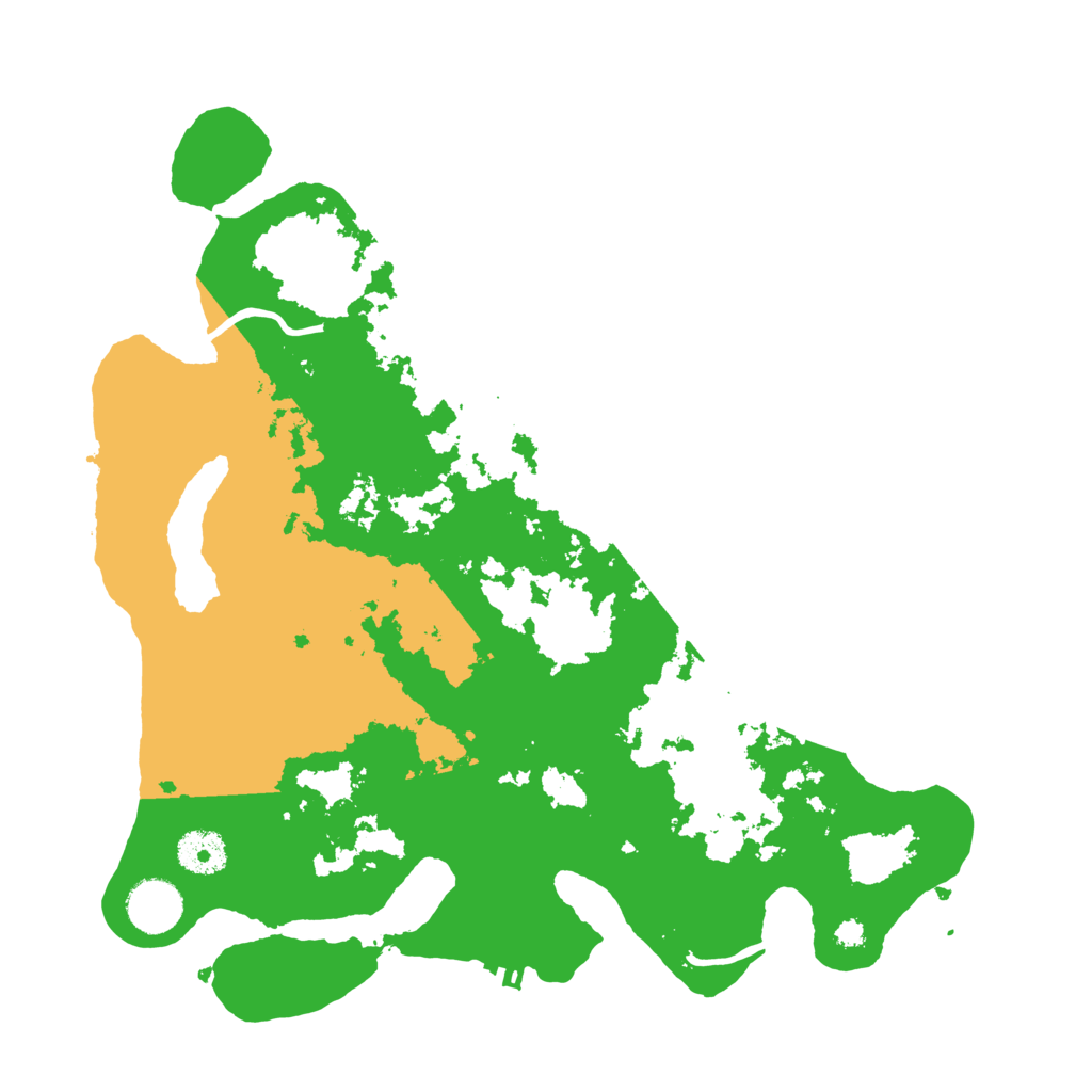 Biome Rust Map: Procedural Map, Size: 3500, Seed: 47085688