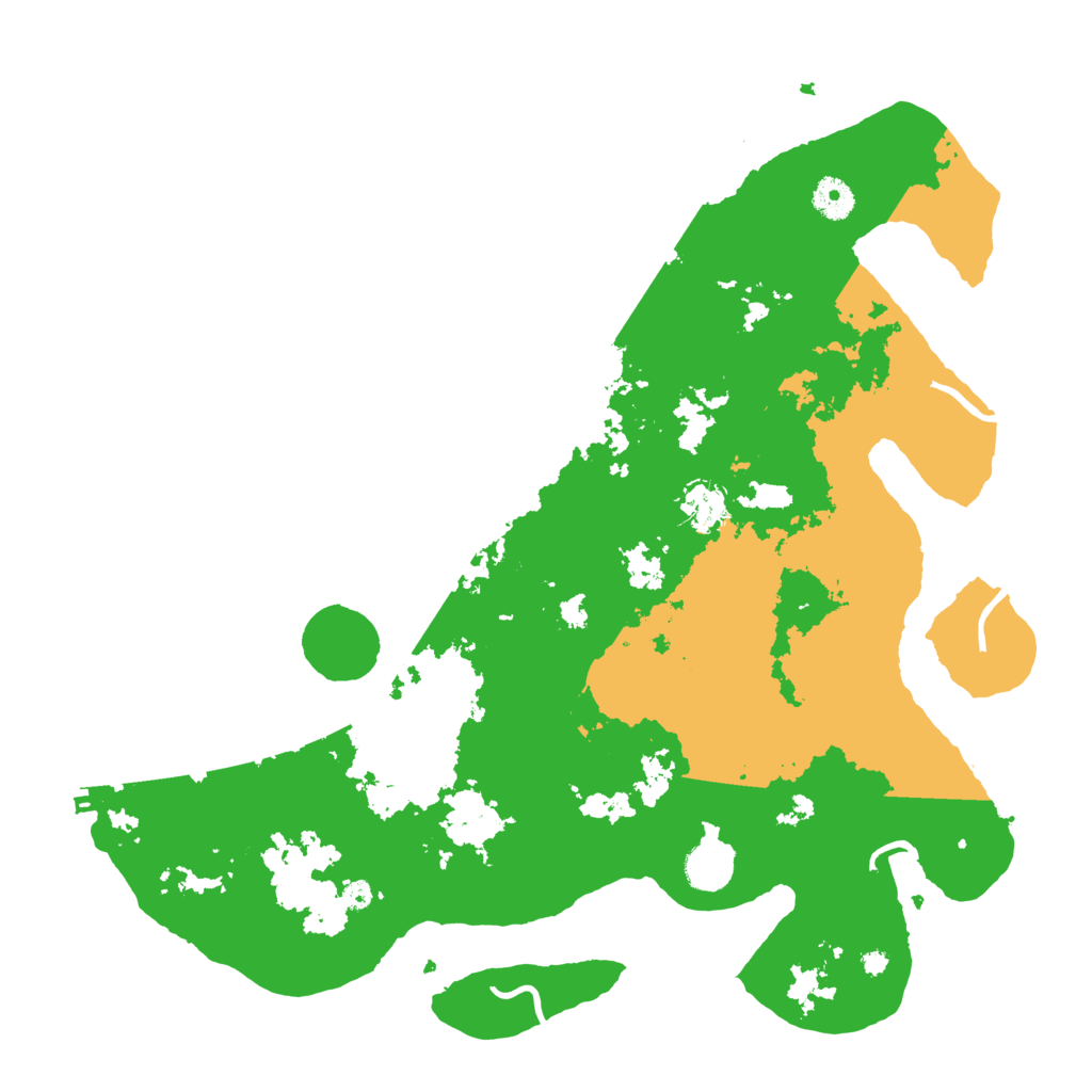 Biome Rust Map: Procedural Map, Size: 4000, Seed: 364537