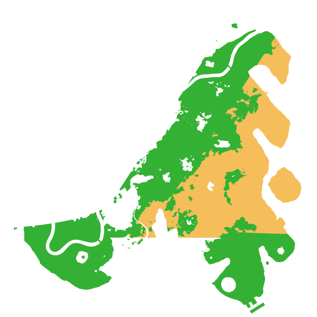 Biome Rust Map: Procedural Map, Size: 4000, Seed: 364537
