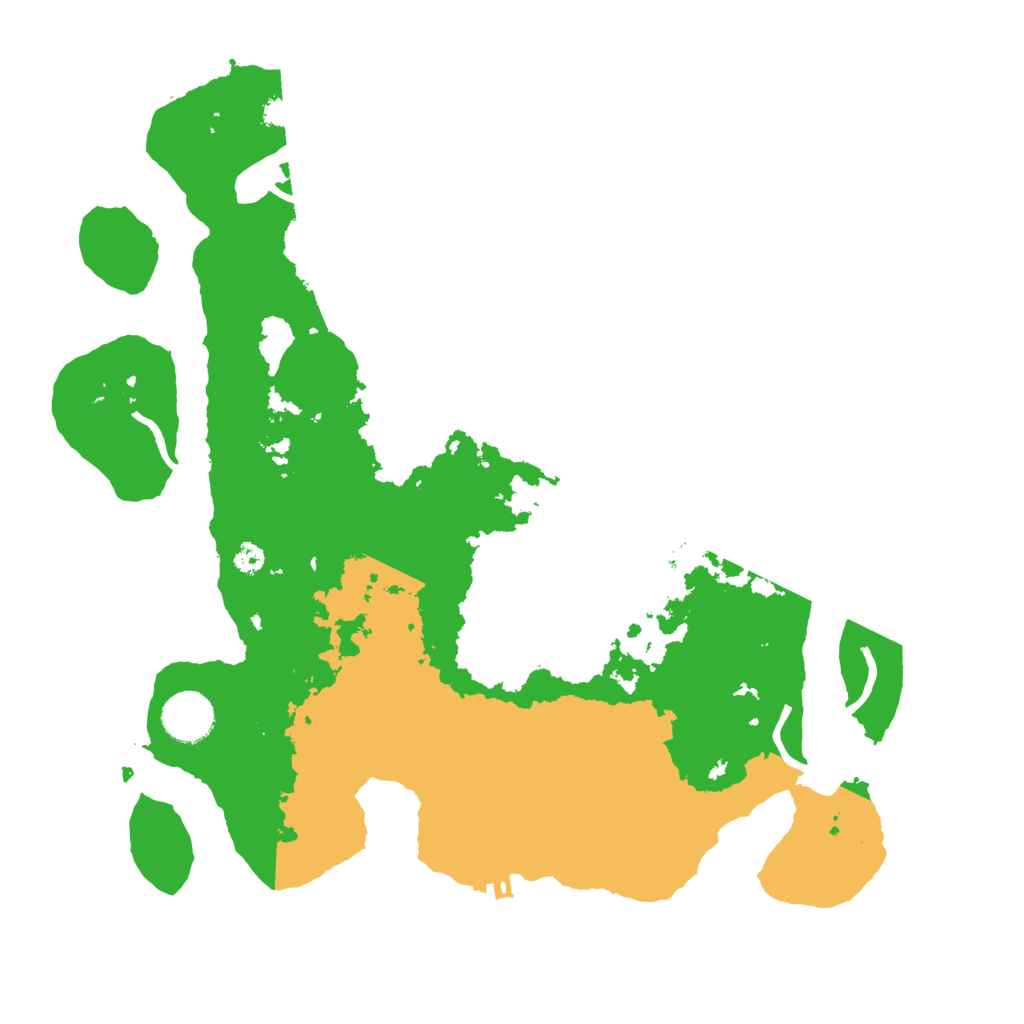 Biome Rust Map: Procedural Map, Size: 3500, Seed: 94408815