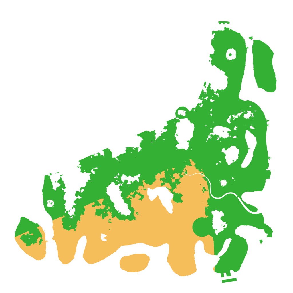 Biome Rust Map: Procedural Map, Size: 4000, Seed: 1024512