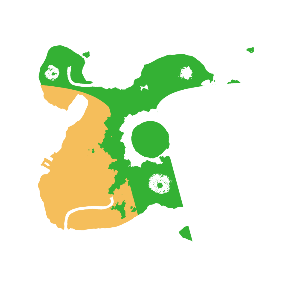 Biome Rust Map: Procedural Map, Size: 2222, Seed: 23457890