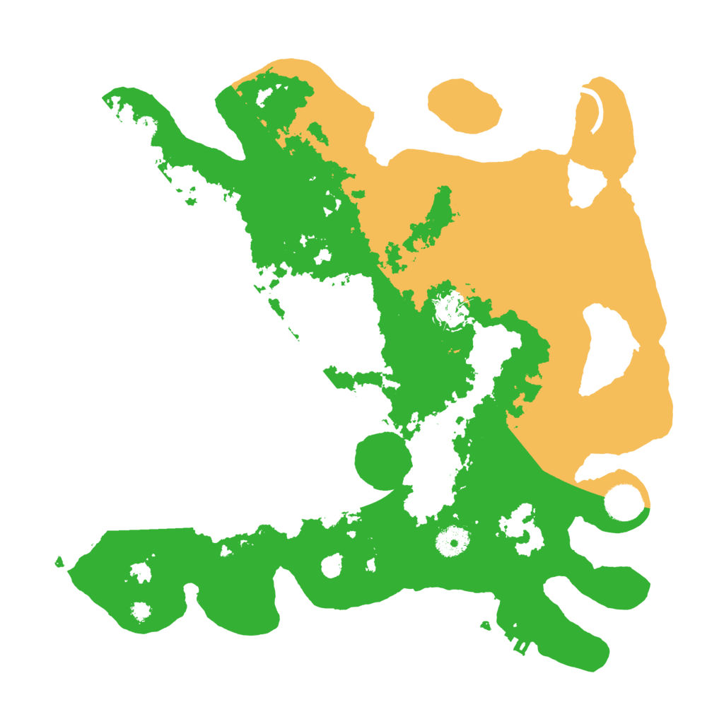 Biome Rust Map: Procedural Map, Size: 3500, Seed: 17575135