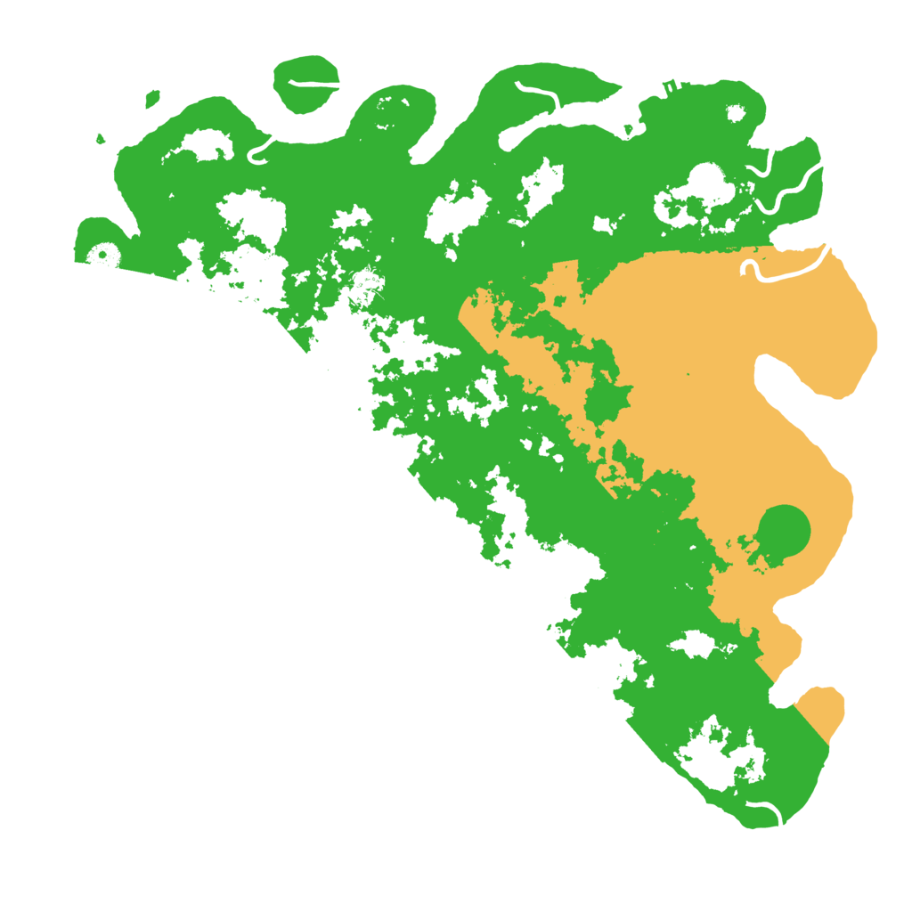 Biome Rust Map: Procedural Map, Size: 4600, Seed: 1767271339