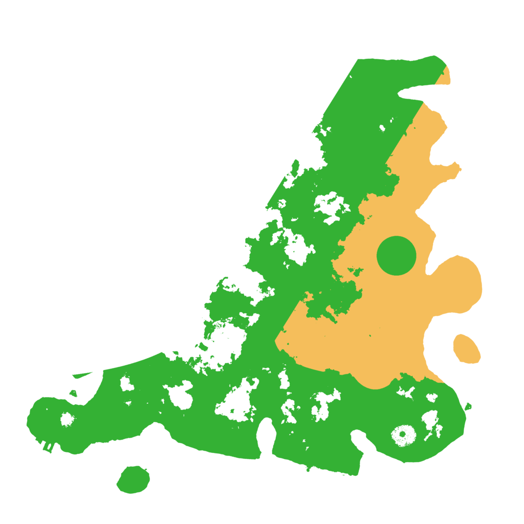 Biome Rust Map: Procedural Map, Size: 3500, Seed: 63400493