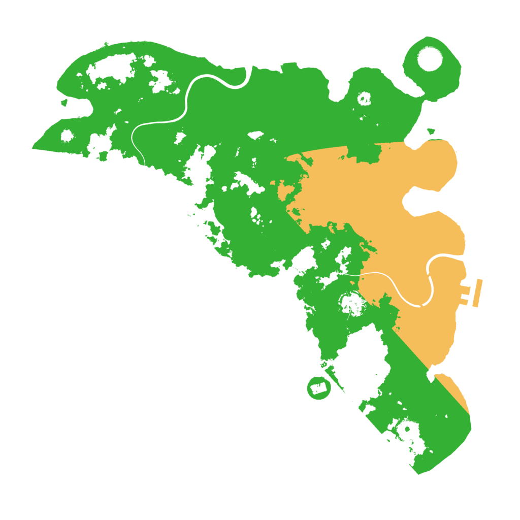 Biome Rust Map: Procedural Map, Size: 3750, Seed: 1705782016