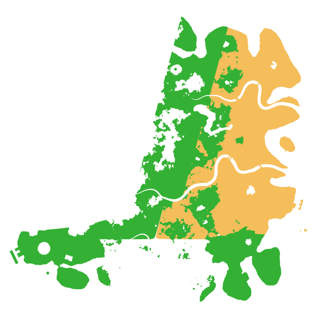 Biome Rust Map: Procedural Map, Size: 4500, Seed: 2110659120